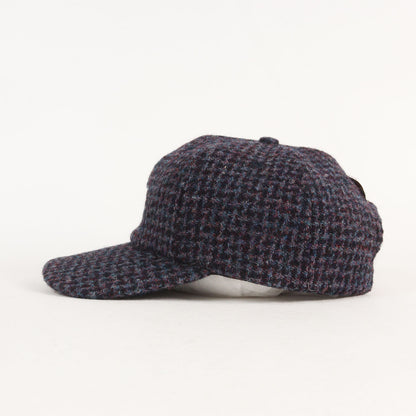 24AW ×Harris Tweed クラシックロゴ 千鳥格子 ツイード 6パネルキャップ(6-Panel)