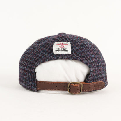24AW ×Harris Tweed クラシックロゴ 千鳥格子 ツイード 6パネルキャップ(6-Panel)
