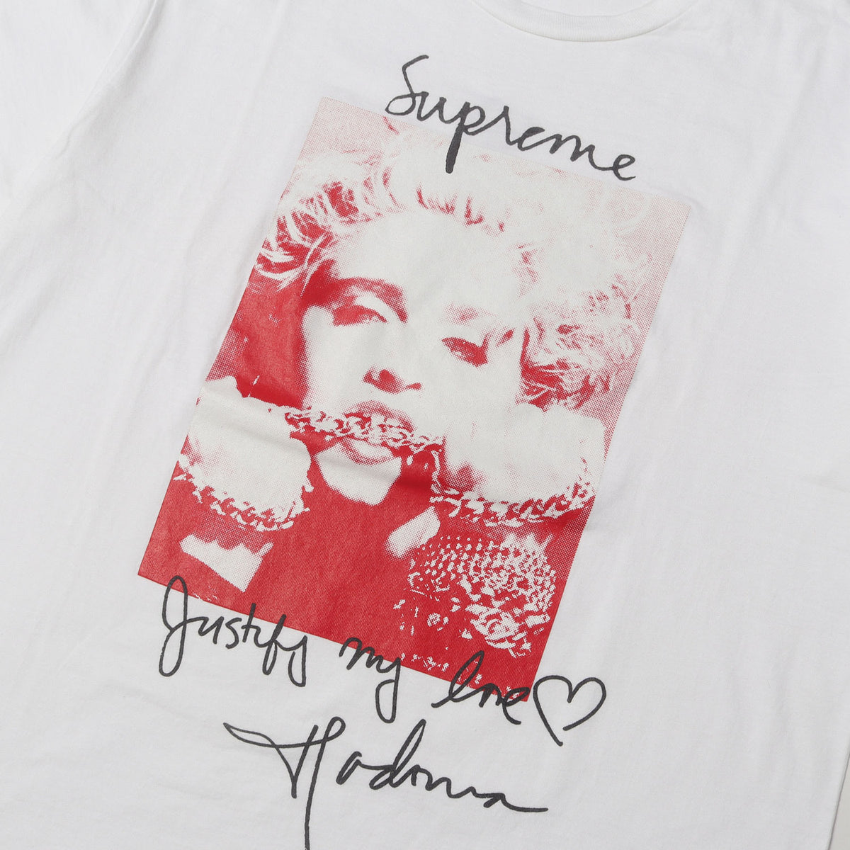 マドンナ フォト クルーネック Tシャツ(Madonna Tee)