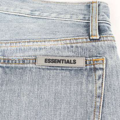 FOG ESSENTIALS ダメージリペア加工 スリム デニムパンツ