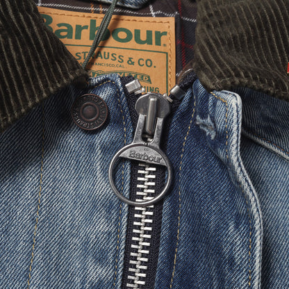 25AW ×BARBOUR 2nd タイプ ヴィンテージ加工 デニムジャケット (Type II Denim Jacket) 252MCA1082
