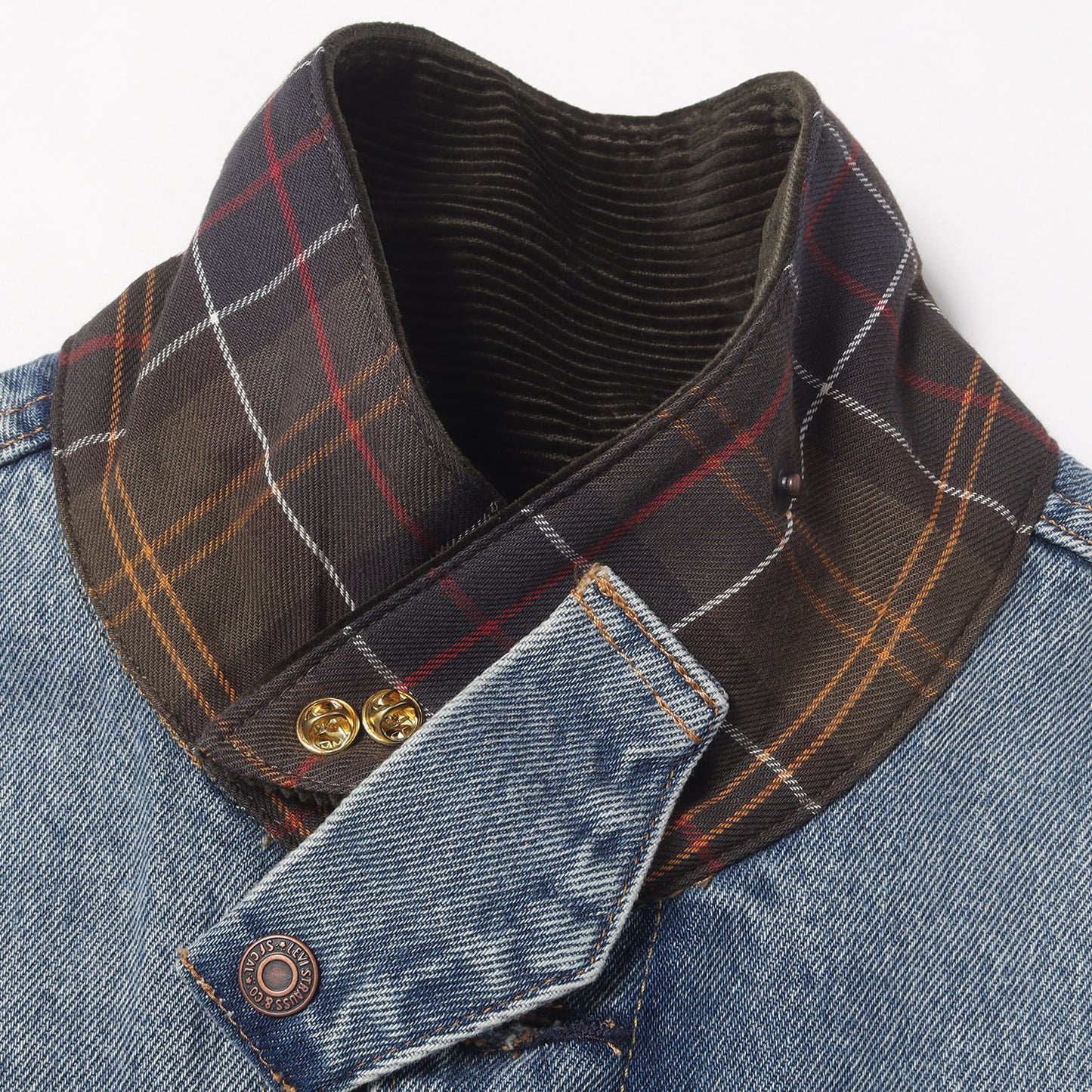 25AW ×BARBOUR 2nd タイプ ヴィンテージ加工 デニムジャケット (Type II Denim Jacket) 252MCA1082