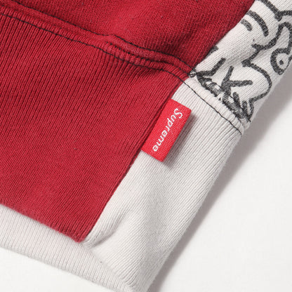 25AW ×NUMBER (N)INE パッチワーク フルジップ スウェットパーカー(Patchwork Zip Up Hooded Sweatshirt)