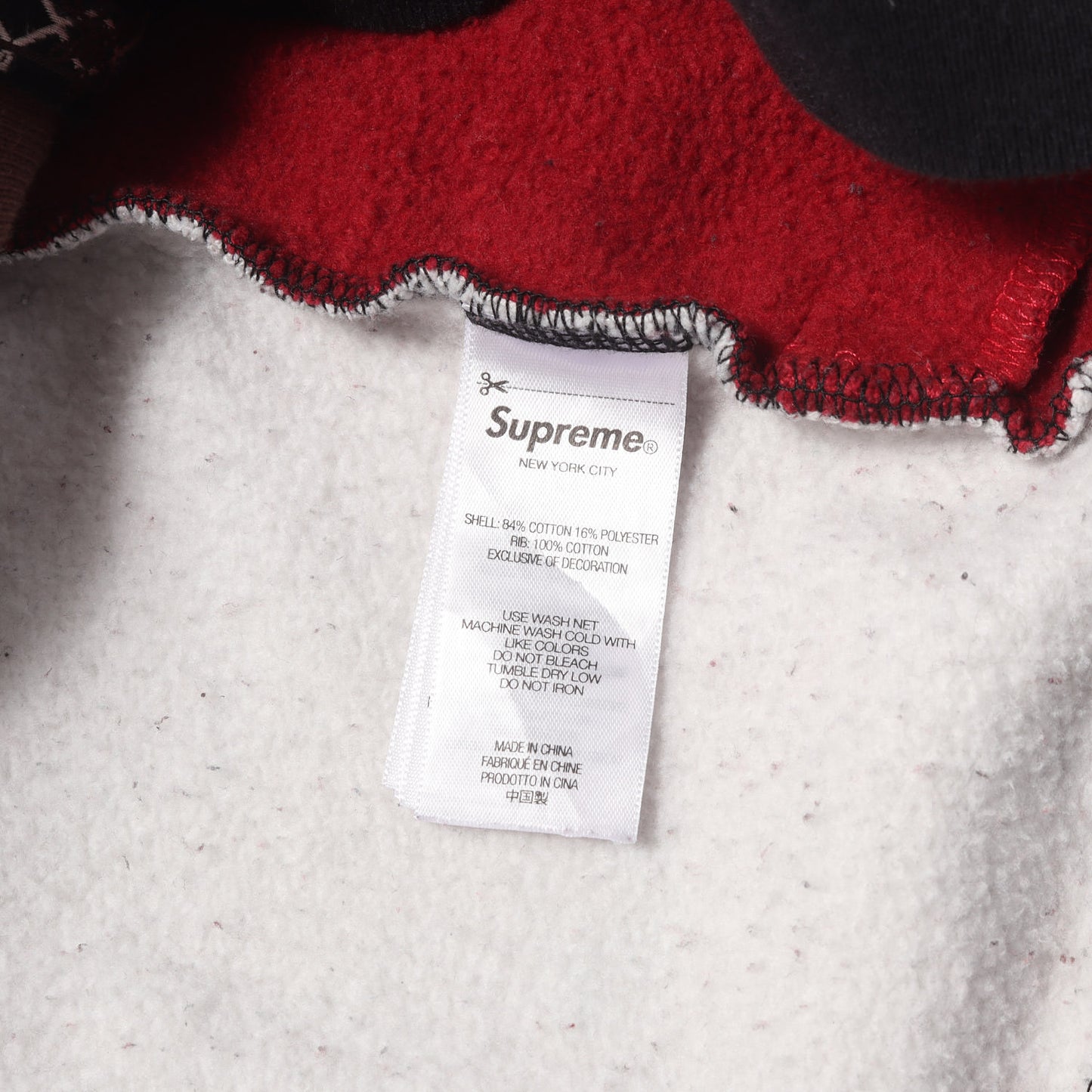 25AW ×NUMBER (N)INE パッチワーク フルジップ スウェットパーカー(Patchwork Zip Up Hooded Sweatshirt)