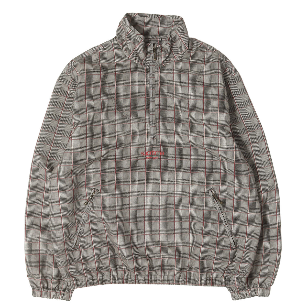 20SS チェック ハーフジップ プルオーバー トラックジャケット (Track Half Zip Pullover)