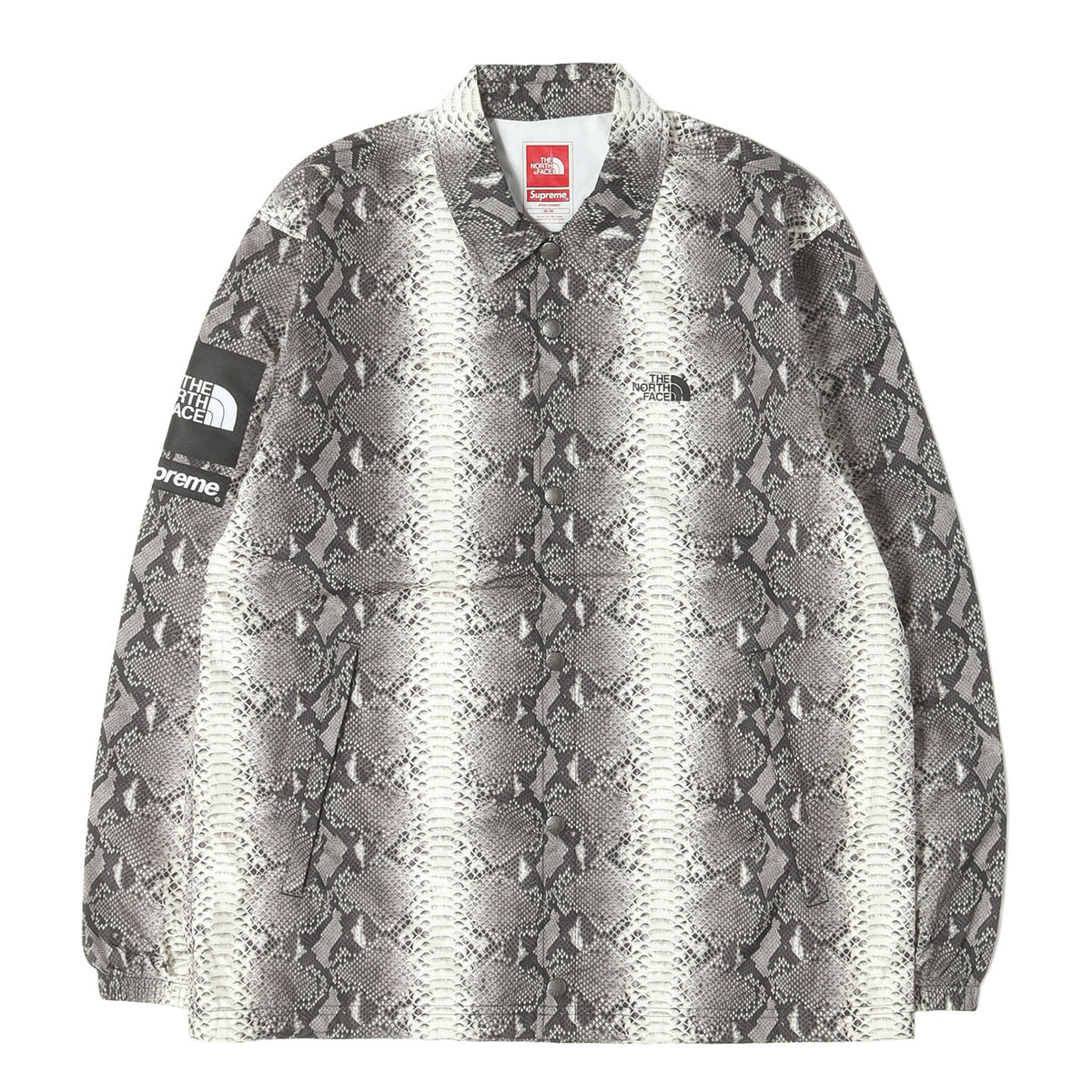 ×THE NORTH FACE スネーク柄 コーチジャケット(Snakeskin Taped Seam Coaches Jacket)