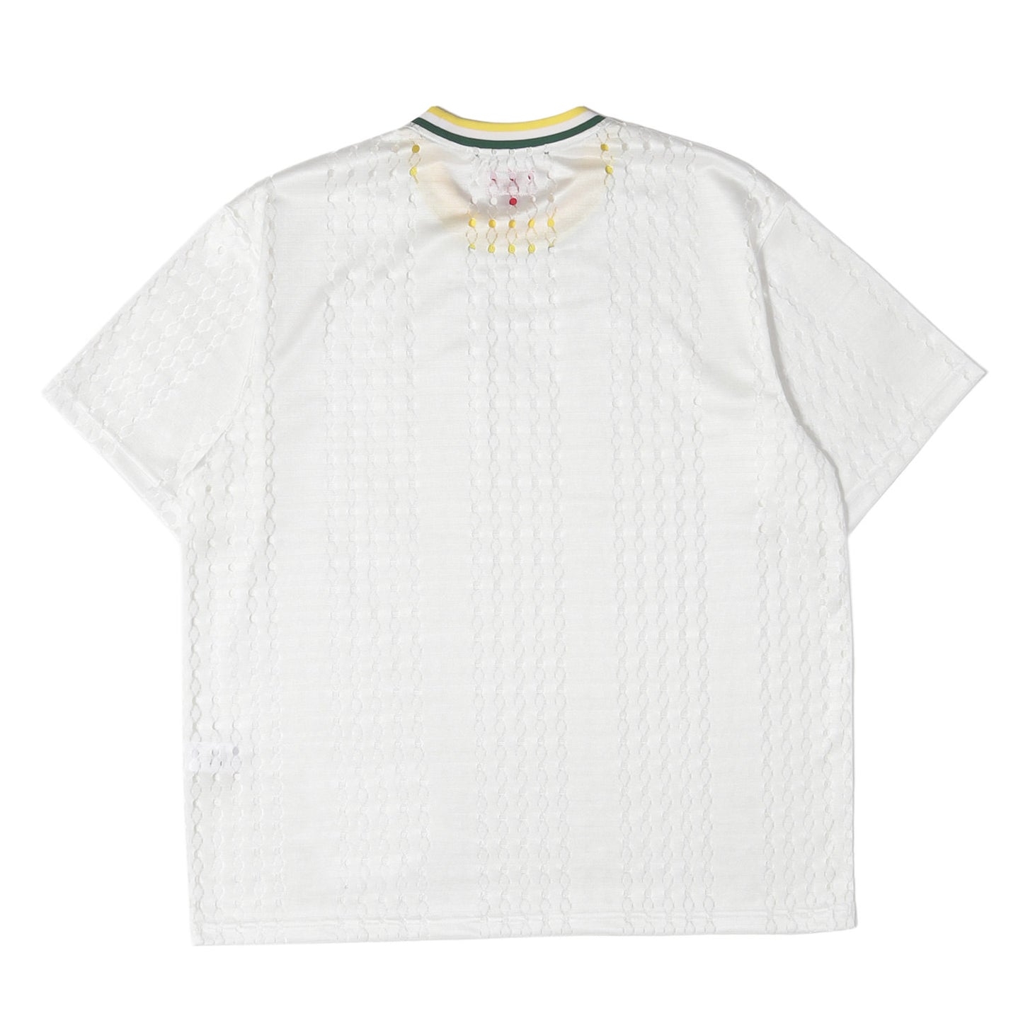 22SS パーフォレイティド ストライプ ウオーム アップ トップ(Perforated Stripe Warm Up Top)