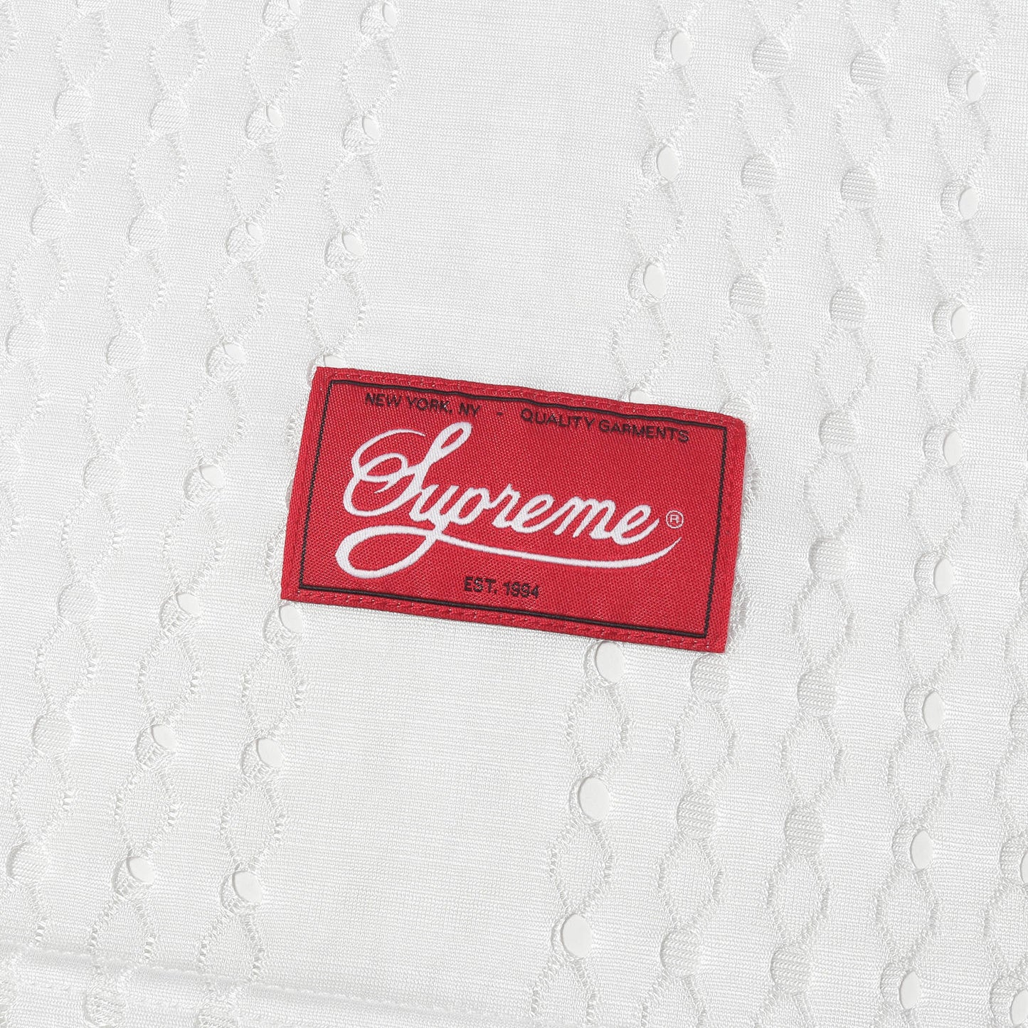 22SS パーフォレイティド ストライプ ウオーム アップ トップ(Perforated Stripe Warm Up Top)