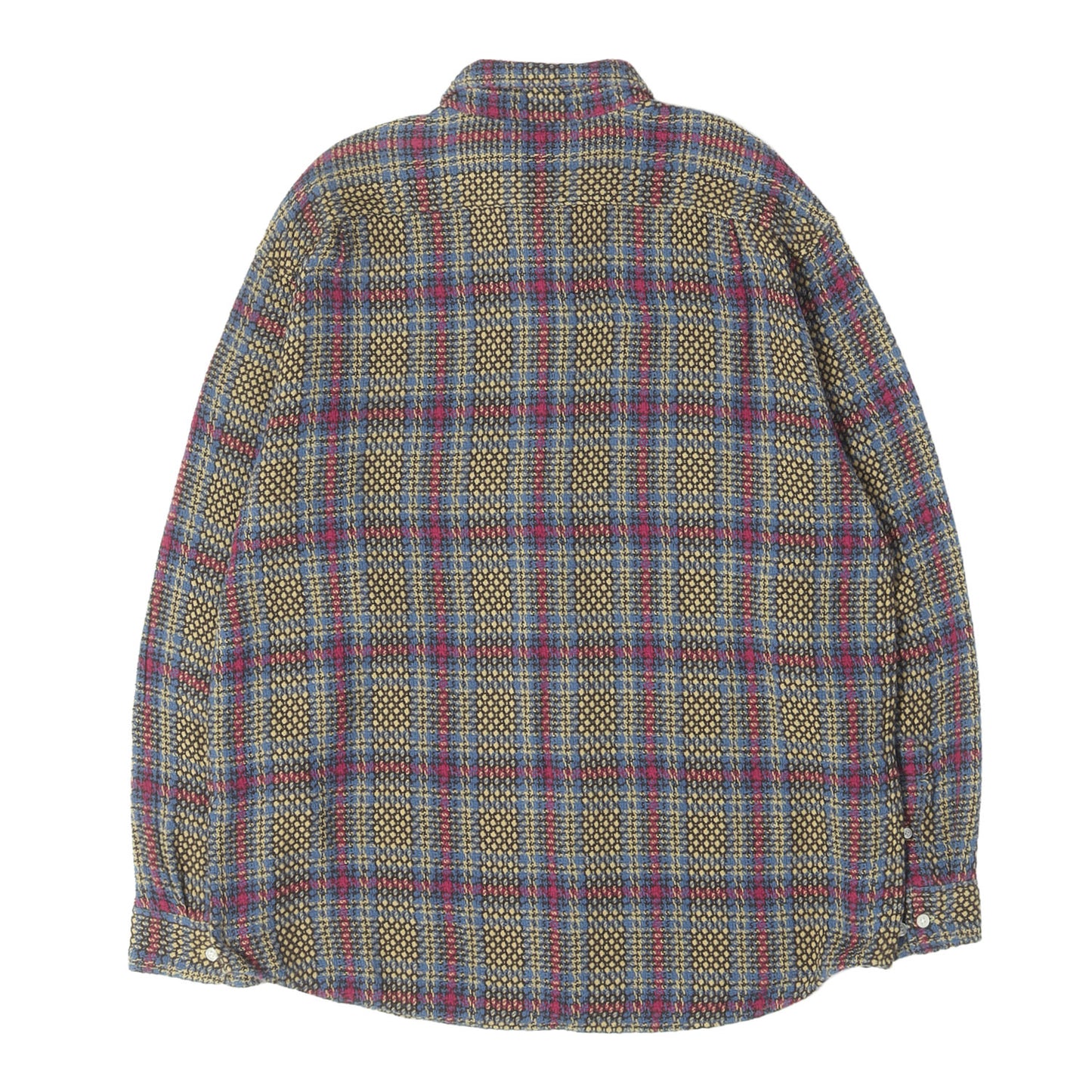 23SS バスケット ウィーブ チェックシャツ(Basket Weave Plaid Shirt)