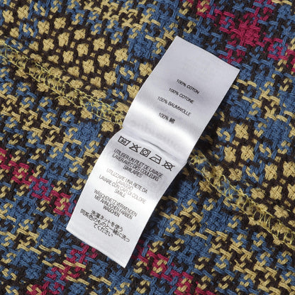 23SS バスケット ウィーブ チェックシャツ(Basket Weave Plaid Shirt)