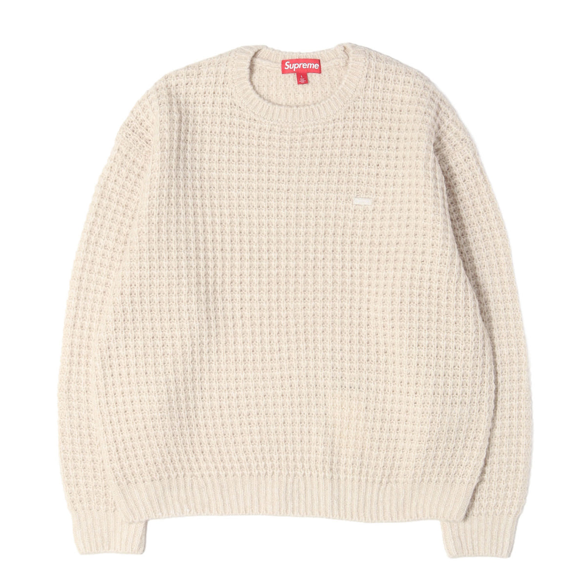 25AW スモールBOXロゴ ワッフルニット セーター(Small Box Waffle Sweater)
