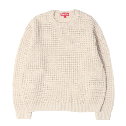 25AW スモールBOXロゴ ワッフルニット セーター(Small Box Waffle Sweater)