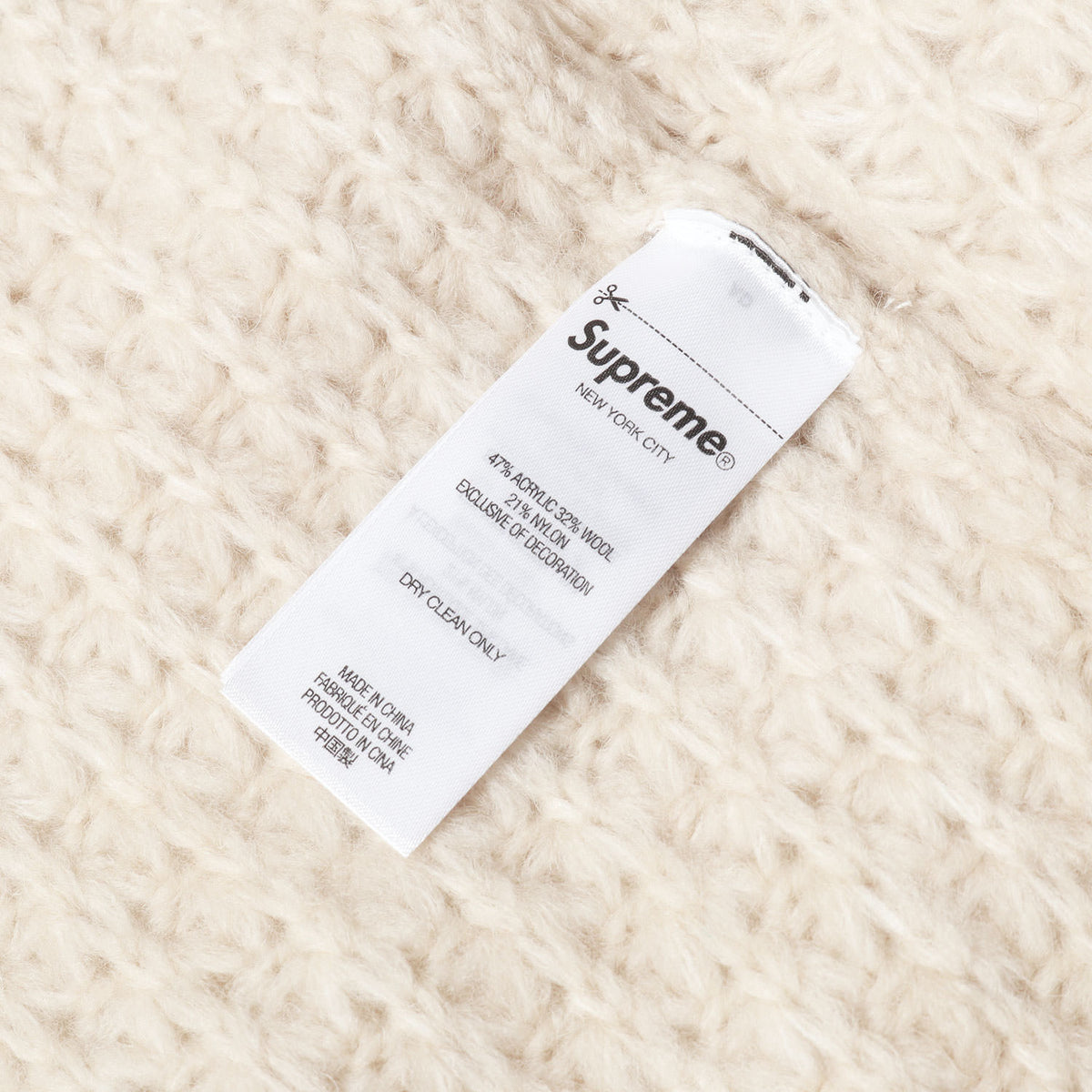 25AW スモールBOXロゴ ワッフルニット セーター(Small Box Waffle Sweater)