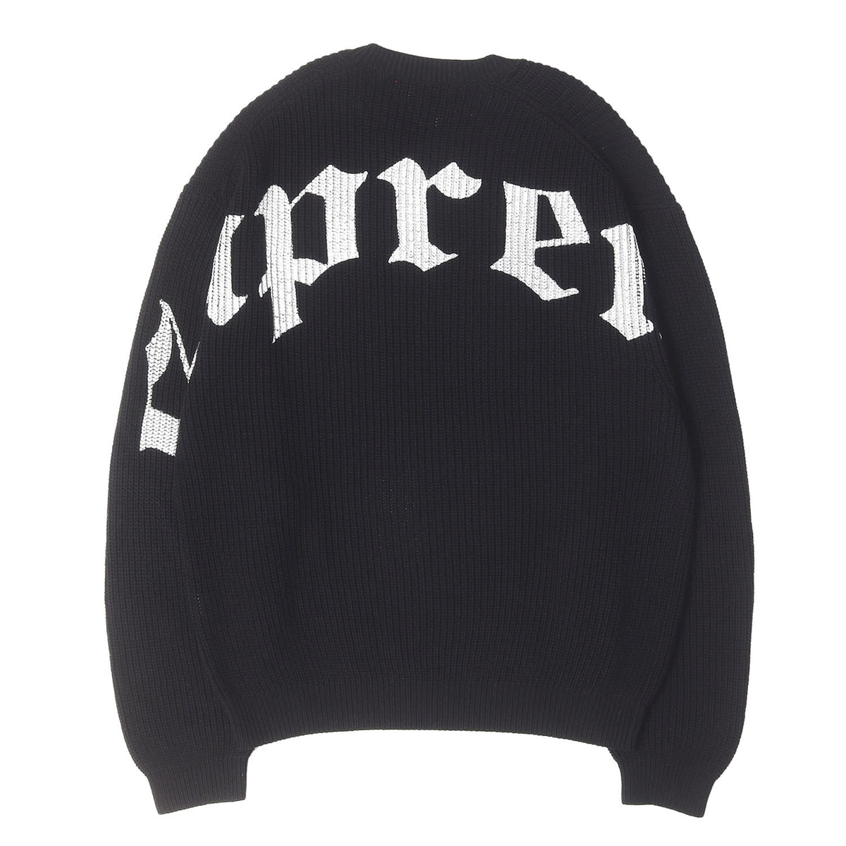 25SS オールドイングリッシュロゴ プリント ニット セーター(Old English Printed Sweater)