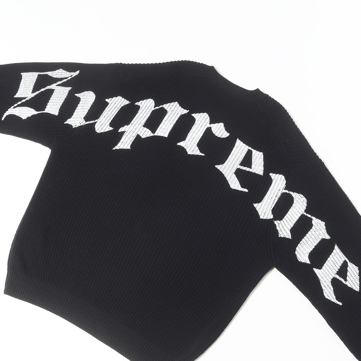 25SS オールドイングリッシュロゴ プリント ニット セーター(Old English Printed Sweater)