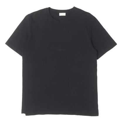23AW ブランドロゴ刺繍 クルーネック Tシャツ(Logo Embroidered Crewneck T-Shirt)