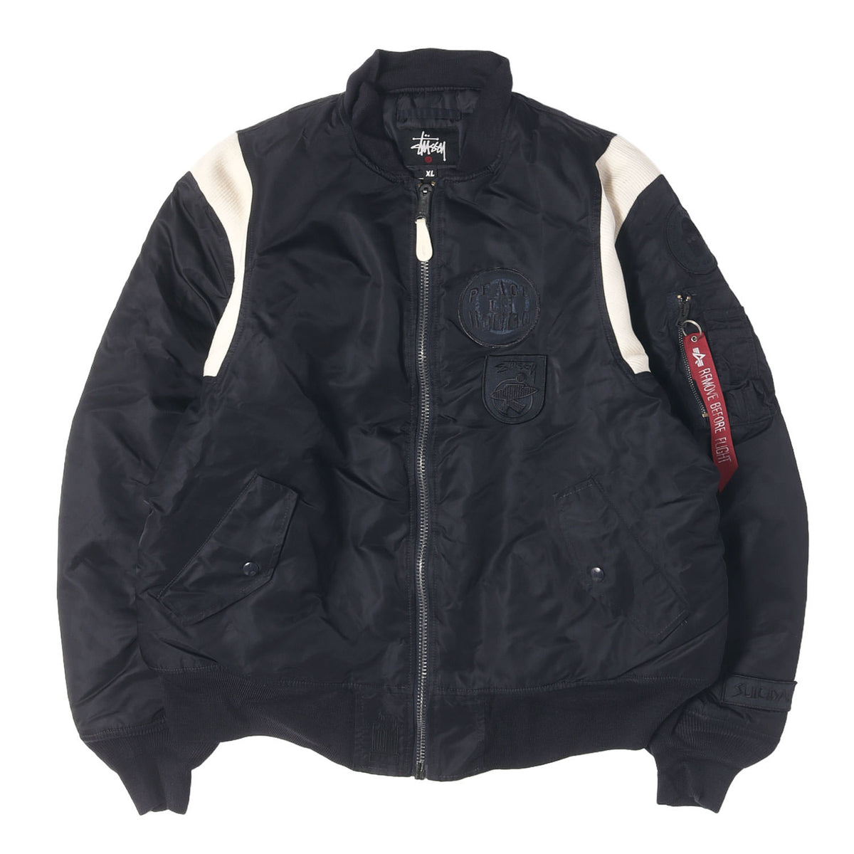 00s ×fragment design ×ALPHA 25周年記念 カスタム MA-1 フライトジャケット