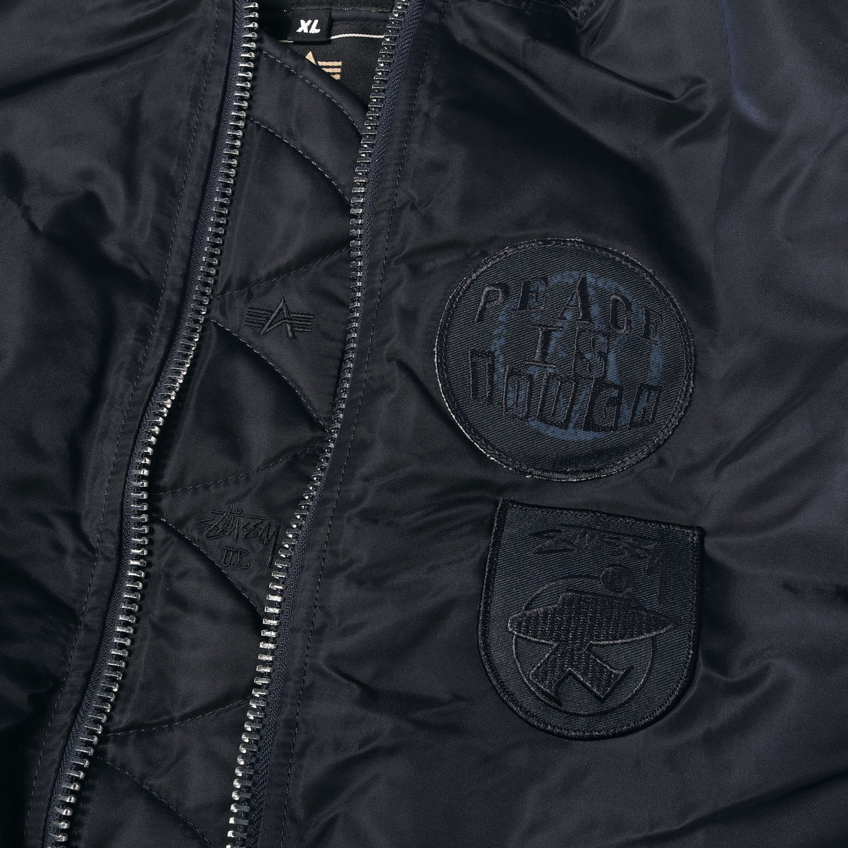 00s ×fragment design ×ALPHA 25周年記念 カスタム MA-1 フライトジャケット