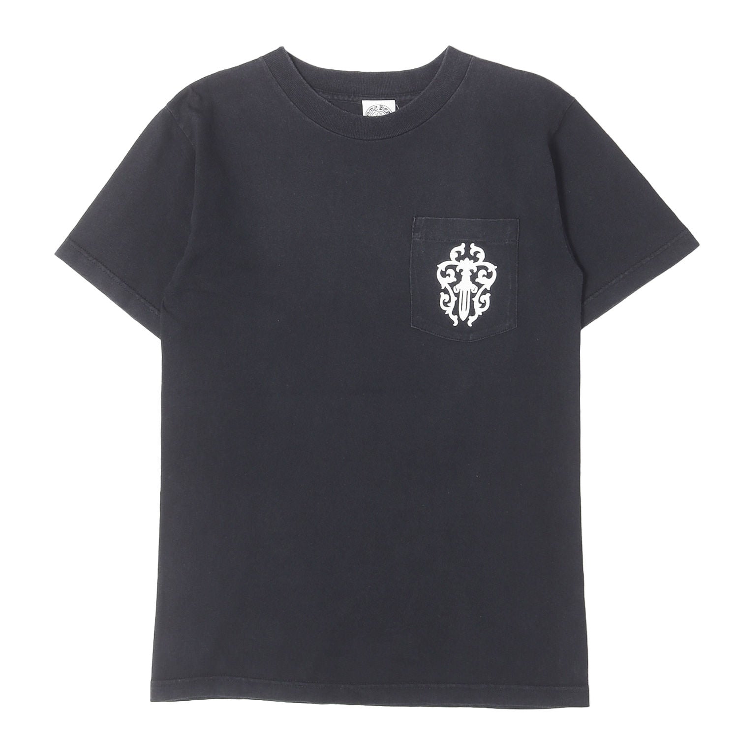 CHROME HEARTS (クロムハーツ) 90s スクロールラベル ダガー ポケットT
