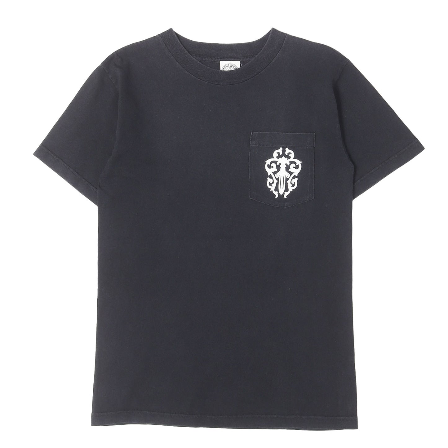 90s スクロールラベル ダガー ポケットTシャツ / MADE IN USA