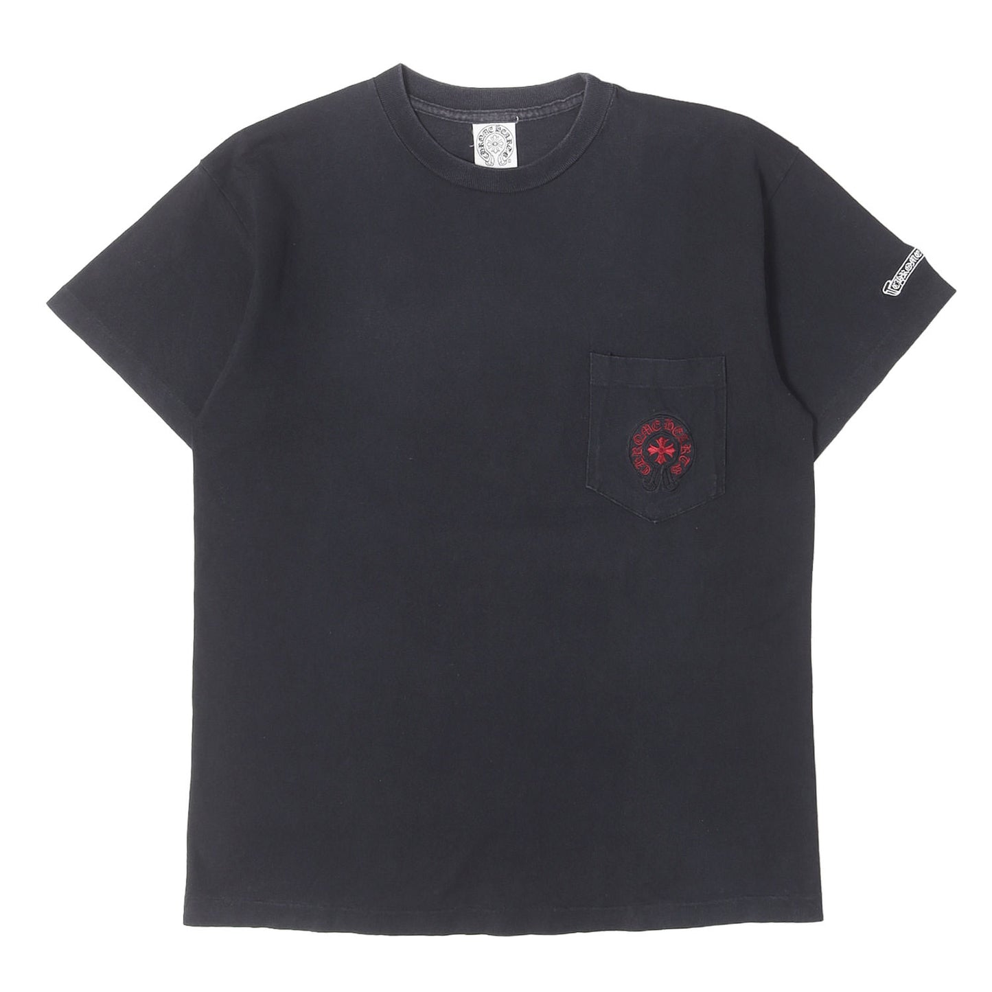 90s ホースシュー スクロールラベル 刺繍 ポケットTシャツ / MADE IN USA