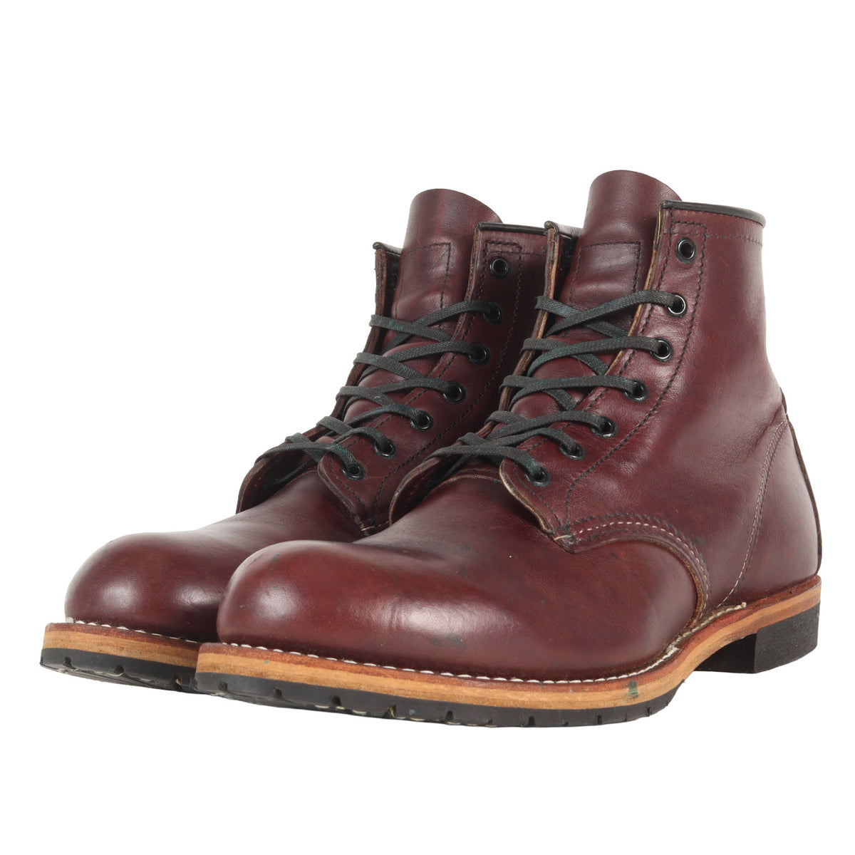 [人気品番 9011] 00s ベックマン ラウンド レザー ブーツ / 2007年製 BECKMAN ROUND BOOTS