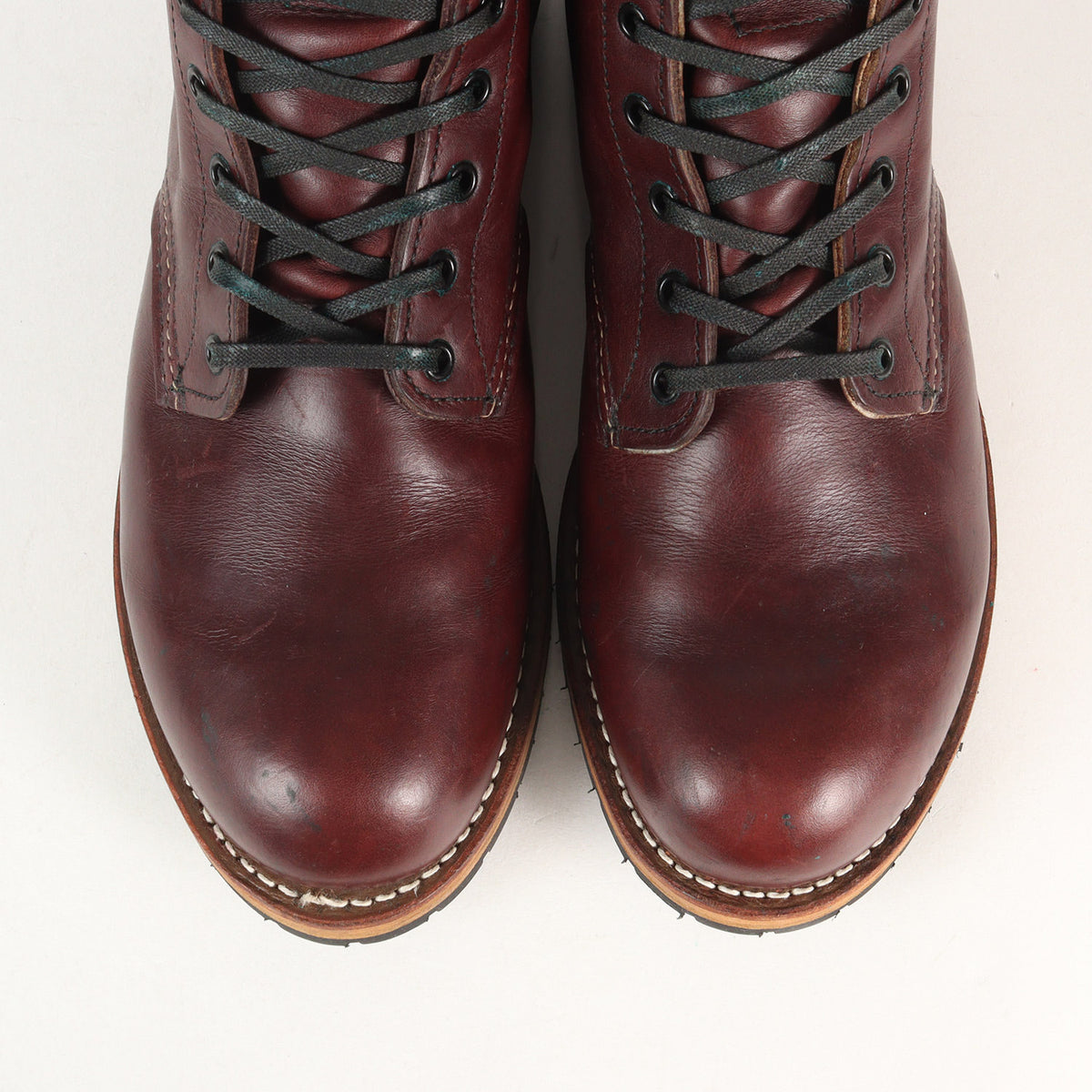 [人気品番 9011] 00s ベックマン ラウンド レザー ブーツ / 2007年製 BECKMAN ROUND BOOTS