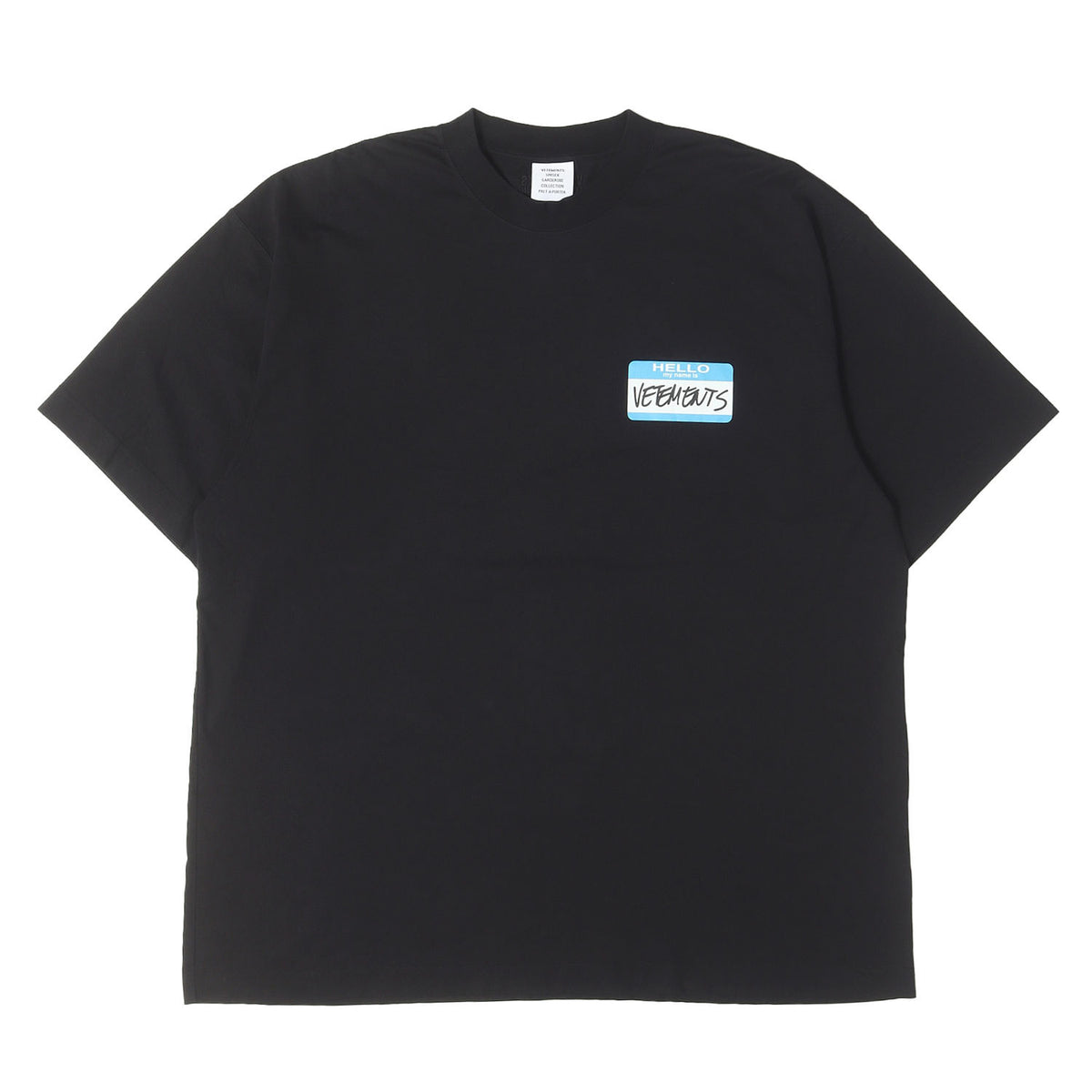 23SS ネームシールグラフィック オーバーサイズ Tシャツ(My Name Is T-Shirt)