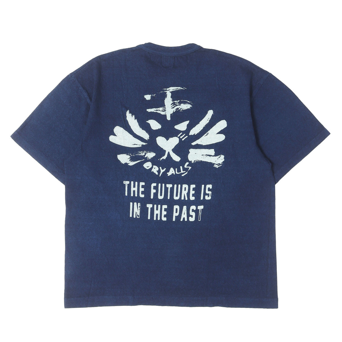 24SS タイガー 抜染プリント インディゴ Tシャツ(INDIGO DYED T-SHIRT)