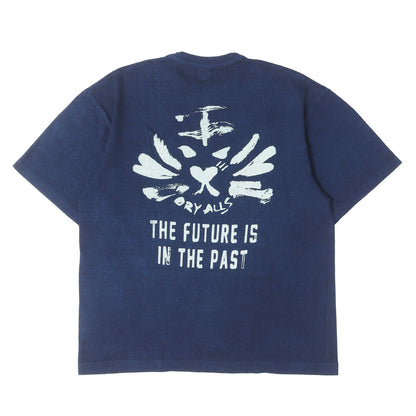 24SS タイガー 抜染プリント インディゴ Tシャツ(INDIGO DYED T-SHIRT)