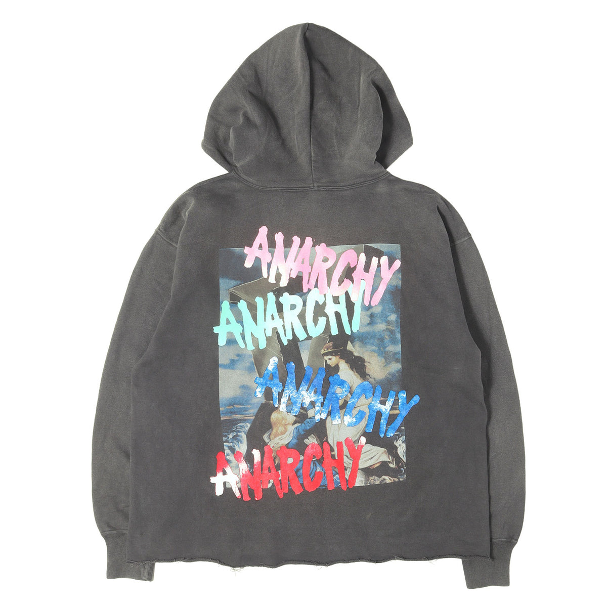 25AW ヴィンテージ加工 ANARCHY スウェットパーカー(HOODIE / ANARCHY)
