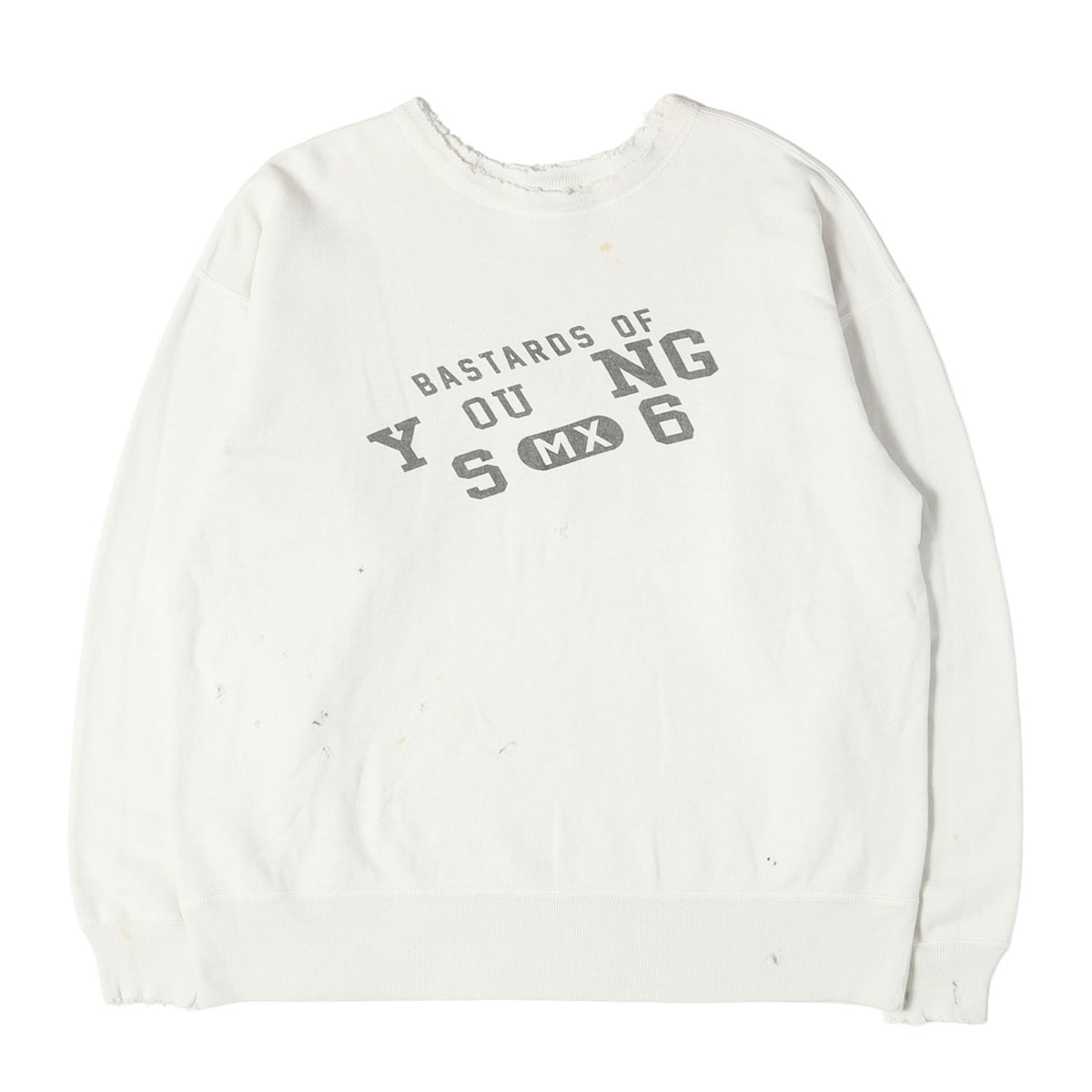 25SS ×BerBerJin ヴィンテージ加工 スウェット(BJ_CREW NECK SWEAT)