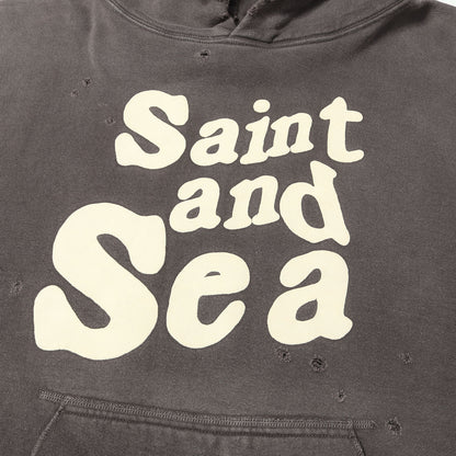 21AW ×WIND AND SEA ヴィンテージ加工 スウェットパーカー(HOODIE)