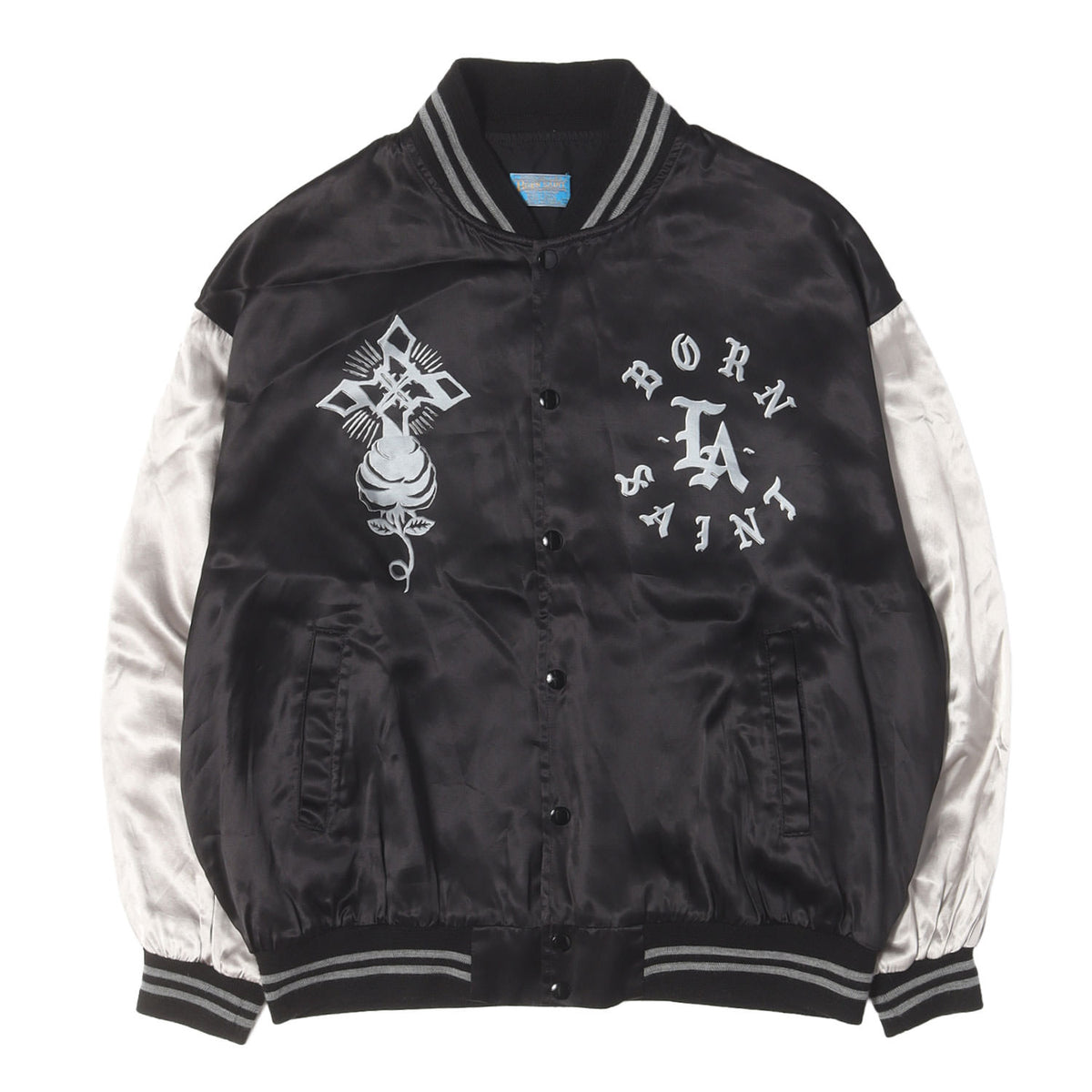 24SS ×BORN X RAISED サテン スタジャン(BR_SATIN JACKET)