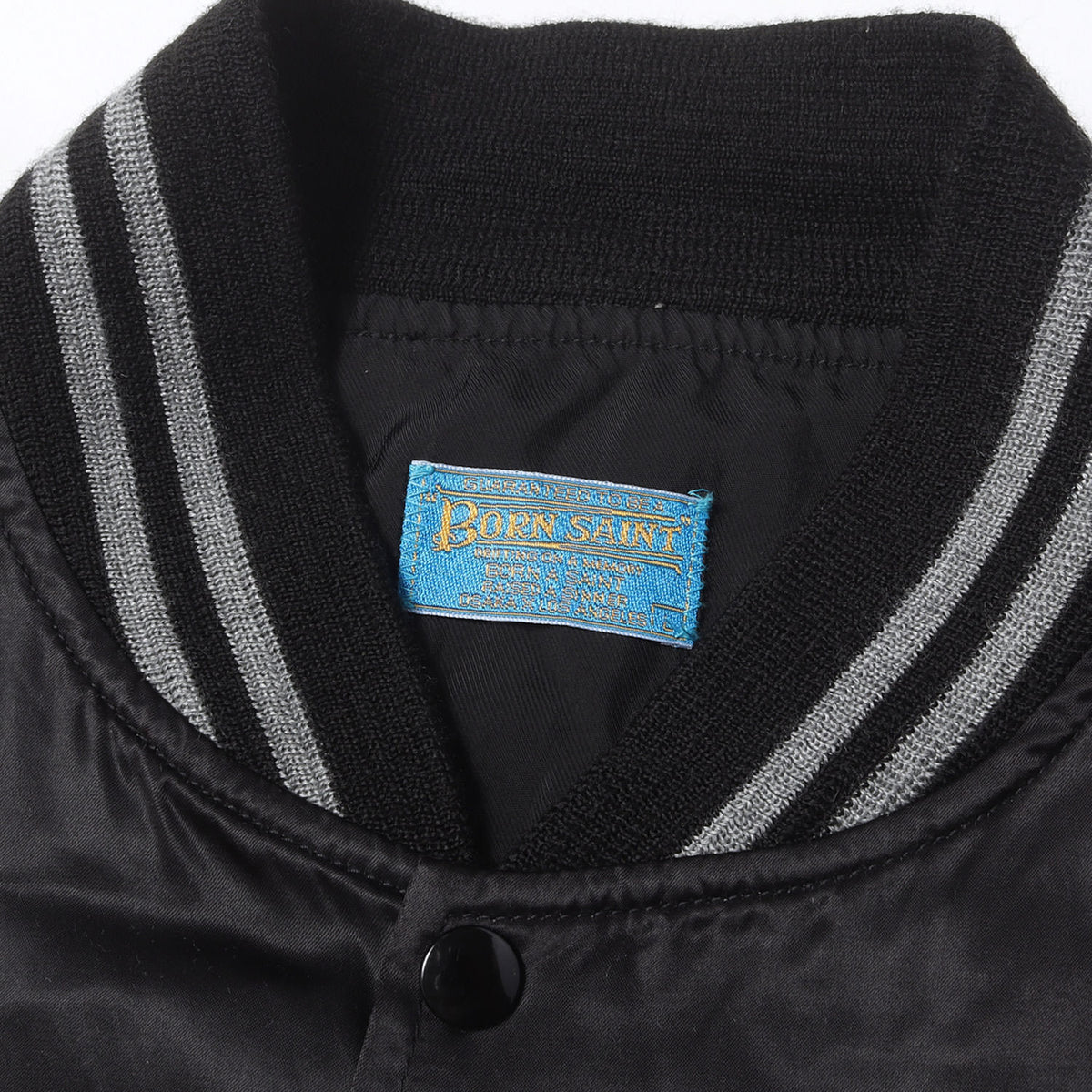 24SS ×BORN X RAISED サテン スタジャン(BR_SATIN JACKET)