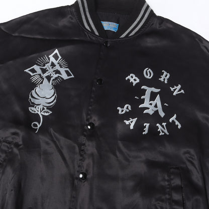 24SS ×BORN X RAISED サテン スタジャン(BR_SATIN JACKET)