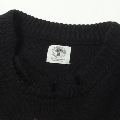 22AW ダメージ加工 CLFロゴ オーバーサイズ ウールニット(KNIT / CLF)