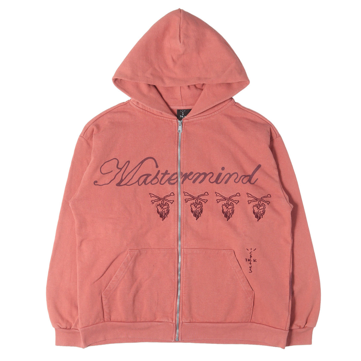 21AW ×Travis Scott / Cactus Jack スカルボーン ジップ スウェットパーカー(Skull Zip Up Hoodie)