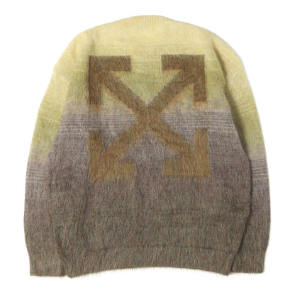25AW オーバーサイズ グラデーション モヘアニット セーター(Mohair Arrow Gradient Crewneck Sweater)