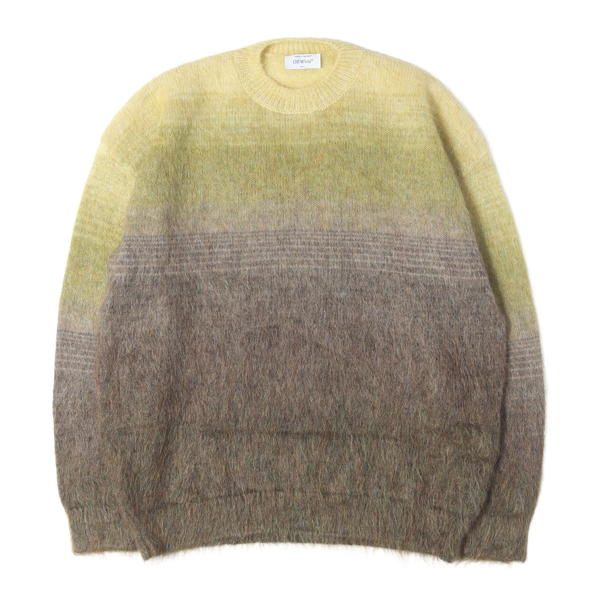25AW オーバーサイズ グラデーション モヘアニット セーター(Mohair Arrow Gradient Crewneck Sweater)