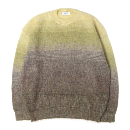 25AW オーバーサイズ グラデーション モヘアニット セーター(Mohair Arrow Gradient Crewneck Sweater)