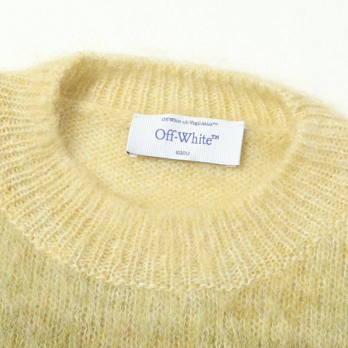 25AW オーバーサイズ グラデーション モヘアニット セーター(Mohair Arrow Gradient Crewneck Sweater)