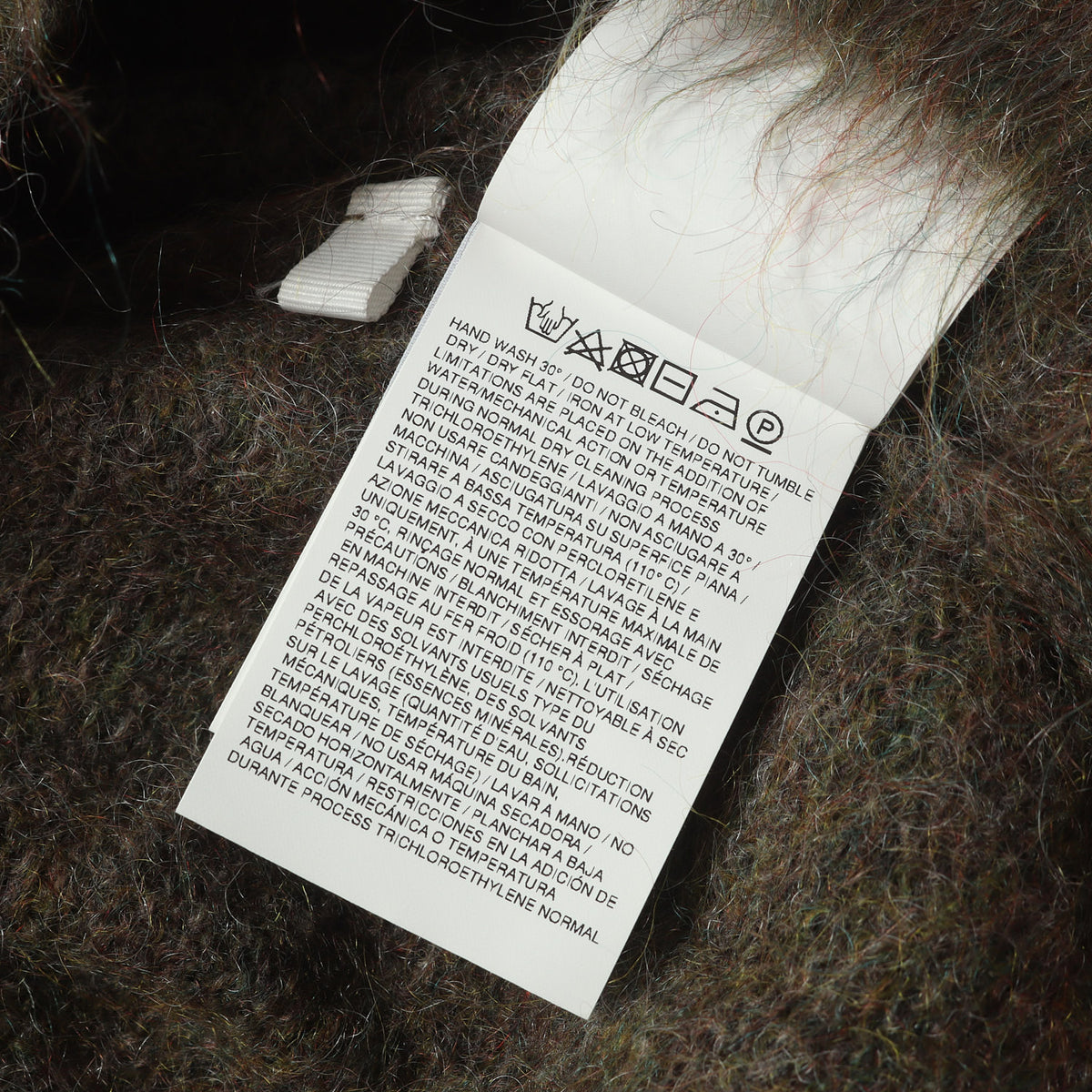 25AW オーバーサイズ グラデーション モヘアニット セーター(Mohair Arrow Gradient Crewneck Sweater)