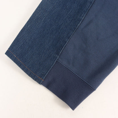 再構築 Levi's 501 デニムパンツ / NIKE スウェットパンツ ドッキング ワイドパンツ(3099 Over Jogging Jeans)
