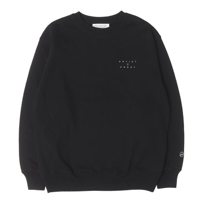 25SS ×fragment design ×ARTIST PROOF クルーネック スウェット(Native Melody SWEATSHIRT LS BLACK)