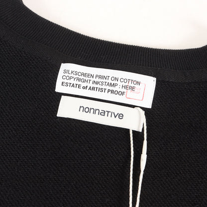 25SS ×fragment design ×ARTIST PROOF クルーネック スウェット(Native Melody SWEATSHIRT LS BLACK)