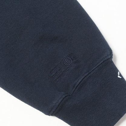 26SS ×MM6 Maison Margiela BOXロゴ ジップ スウェットパーカー(Box Logo Zip Up Hooded Sweatshirt)