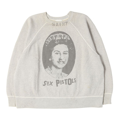 24AW ×Sex Pistols ヴィンテージ加工 スウェット(SP_CREW SWT/QUEEN)