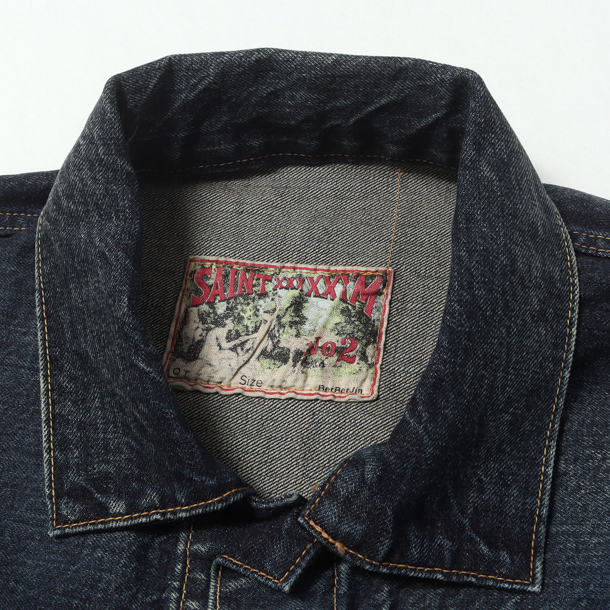 24SS ×BerBerJin 藤原裕 1stタイプ ヴィンテージ加工 デニムジャケット(DENIM JACKET/FIRST)