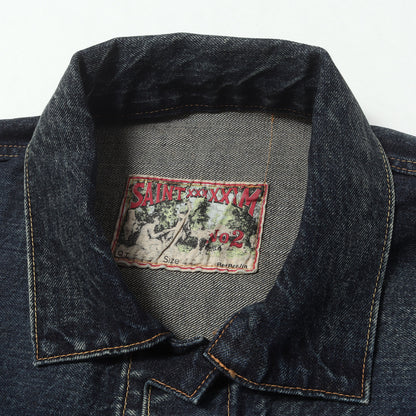 24SS ×BerBerJin 藤原裕 1stタイプ ヴィンテージ加工 デニムジャケット(DENIM JACKET/FIRST)